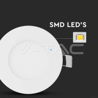 3W LED Premium Панел - Кръг 6000K 3W LED Premium Панел - Кръг 6000K LED панели за скрит монтаж