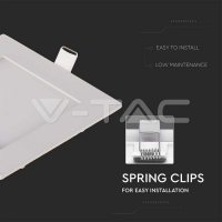 3W LED Premium Панел - Квадрат 3000K LED панели за скрит монтаж