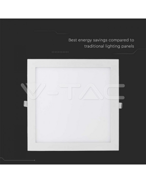 24W LED Premium Панел - Квадрат 3000K LED панели за скрит монтаж