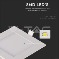 20W LED Прожектор Черно Тяло 4000K LED панели за скрит монтаж