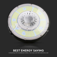 2200W LED Камбана MEANWELL Драйвер Димираща 6500К 200 lm/W LED осветление