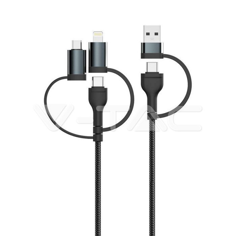 Кабел За Зареждане 2 в 3 Микро USB Кабели