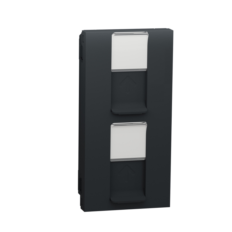 капак за RJ45 2xKeystone/Systimax 4 модула NEW UNICA контакти и ключове