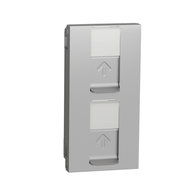 Розетка RJ45, кат.6, STP, 2 модула NEW UNICA контакти и ключове