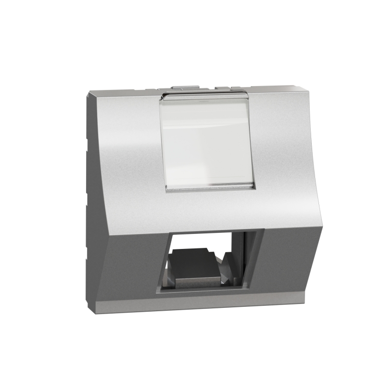 капак за RJ45 2xKeystone/Systimax 2 модула NEW UNICA контакти и ключове