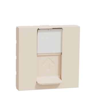 Единична розетка RJ45 Cat 6A FTP 2 модула NEW UNICA контакти и ключове