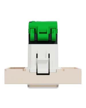 Единична розетка RJ45 Cat 6A FTP 2 модула NEW UNICA контакти и ключове