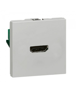 L079275 PRMOS HDMI РОЗЕТКА 2 МОД АЛУМИН. Mosaic Legrand