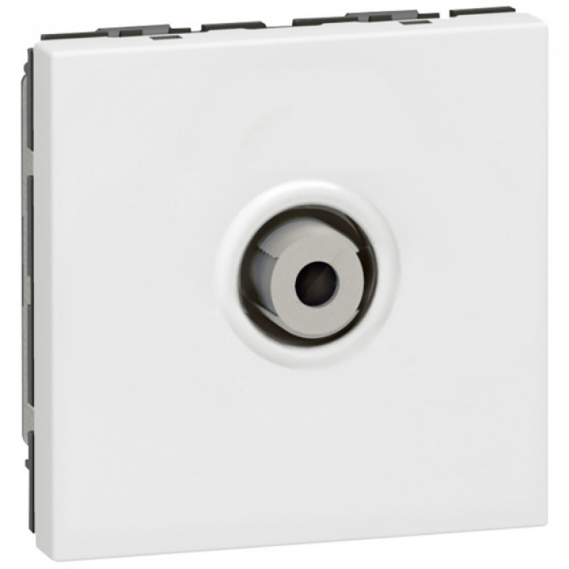 L078780 PRMOS РОЗЕТКА F КОНЕКТОР (2M) БЯЛ Mosaic Legrand