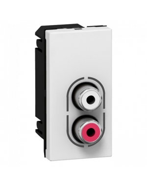 L078753 PRMOS РОЗЕТКА 3 RCA Mosaic Legrand