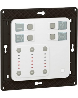 L078430 PRMOS ДИМЕР ТРИКРЪГОВ 3Х1000W/VA БЯЛ Mosaic Legrand