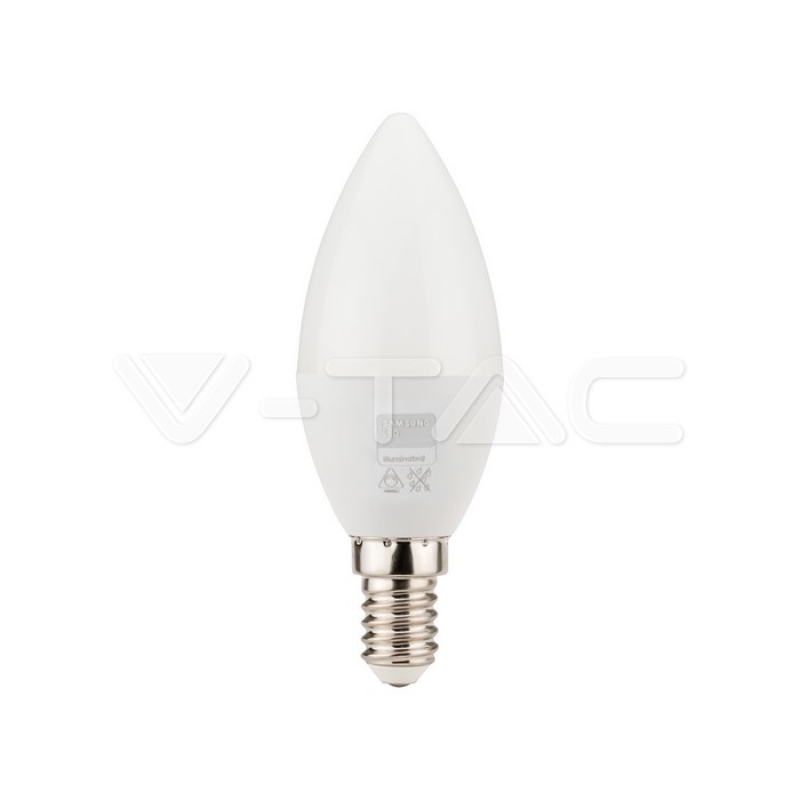LED Крушка SAMSUNG Чип 4.5W E14 Кендъл 3000K LED крушки Е14