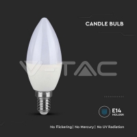 LED Крушка SAMSUNG Чип 4.5W E14 Кендъл 3000K LED крушки Е14