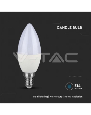 LED Крушка SAMSUNG Чип 4.5W E14 Кендъл 3000K LED крушки Е14