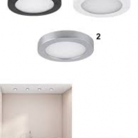 Coco, плафон LED3W,silver,D8,5,IP44 LED плафони без сензори