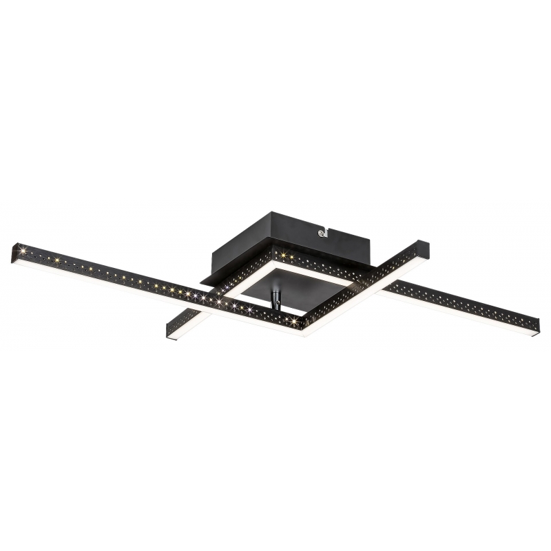 Casimir,плафонLED23W, черно, L62,5 LED плафони без сензори