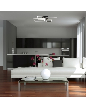 Quince,плафонLED40W,черно,L66 LED плафони без сензори