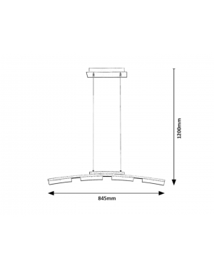 Eucalyptus,плафонLED20W,sat.chr.L84,5 LED плафони без сензори