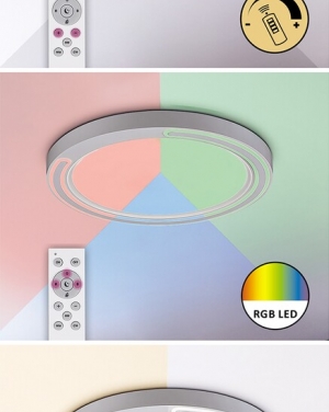 Triton,плафонLED40W,бяло, D51,smart LED плафони без сензори