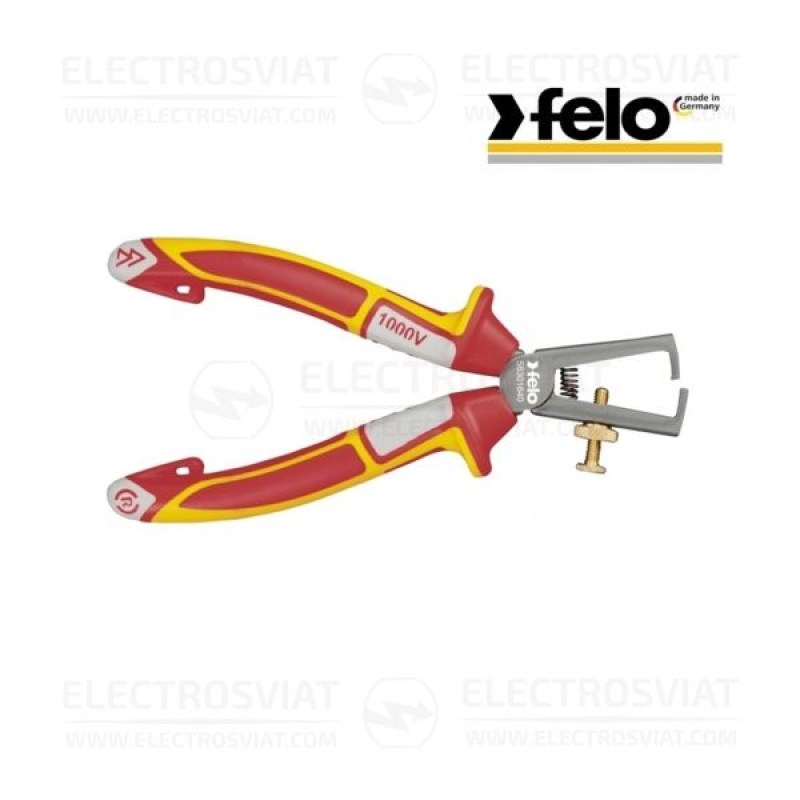 Клещи за сваляне на изолация FELO 1000V Клещи