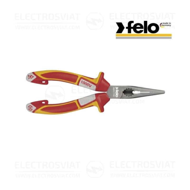Клещи телефонни /радио/ прави FELO 1000V 170 mm Клещи