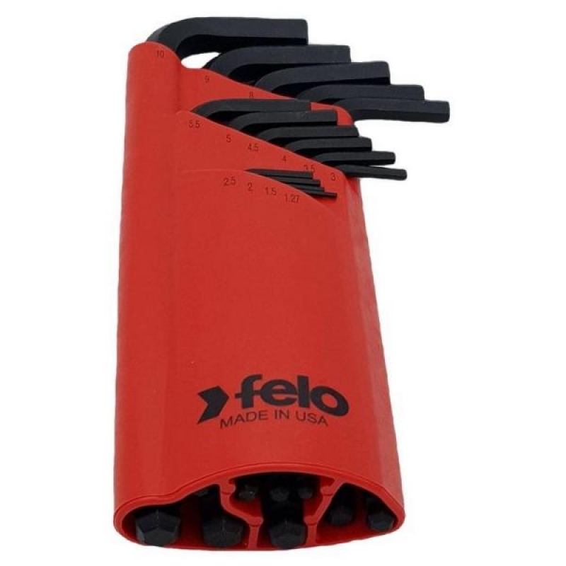 Комплект шестограми FELO BLX 15 1,27 / 1,5 mm / 2,0 mm / 2,5 mm / 3,0 mm / 3,5 mm / 4,0 mm / 4,5 mm / 5,0 mm / 5,5 mm / 6,0 mm / 7,0 mm / 8,0 mm / 9,0 mm / 10,0 mm Битове