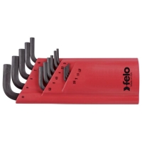 Комплект шестограми FELO BLX 15 1,27 / 1,5 mm / 2,0 mm / 2,5 mm / 3,0 mm / 3,5 mm / 4,0 mm / 4,5 mm / 5,0 mm / 5,5 mm / 6,0 mm / 7,0 mm / 8,0 mm / 9,0 mm / 10,0 mm Битове
