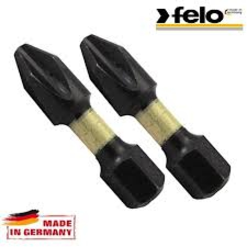 Битове FELO Impact PZ2x25 /2бр. блистер/ Битове