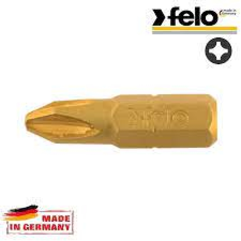 Битове FELO 022 Tin PH2x25 /2бр. блистер/ Битове