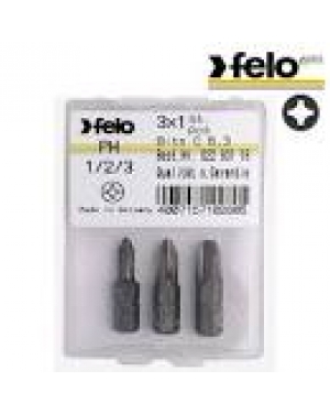 Битове FELO 022 PH1x25 PH2x25 PH3x25 /3бр. блистер/ Битове