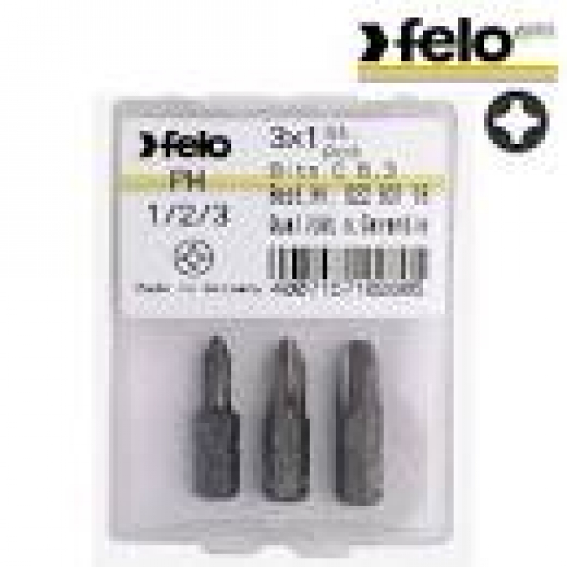 Битове FELO 022 PH1x25 PH2x25 PH3x25 /3бр. блистер/ Битове