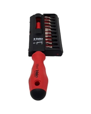 Комплект отвертки FELO 1000V E-Pro 11+1 pcs (1 x ) 518: 1/4” x 105 (4 x ) 020: 3,0 x 0,5 / 4,0 x 0,8 / 5,5 x 1