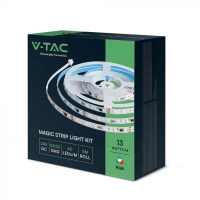 Комплект LED Magic Strip RGB 24V IP65 смарт контрол през телефон 12V LED ленти