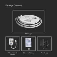 Комплект LED Magic Strip RGB 24V IP65 смарт контрол през телефон 12V LED ленти