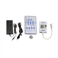 Комплект LED Magic Strip RGB 24V IP65 смарт контрол през телефон 12V LED ленти