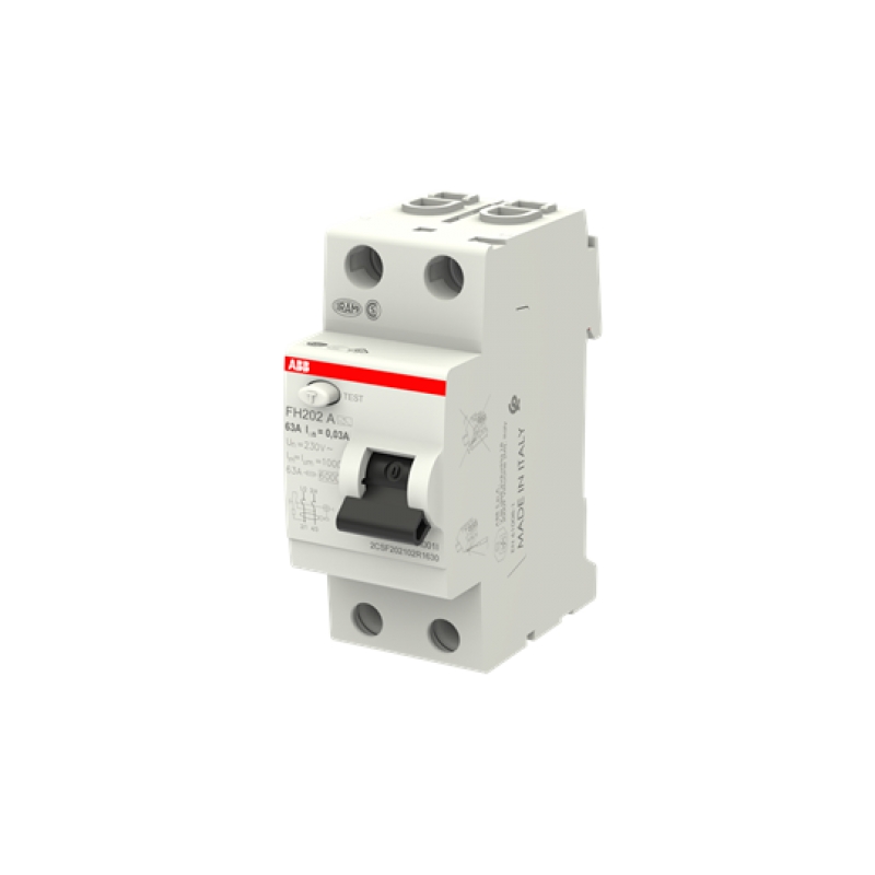 Дефектнотокова защита ABB FH202 A-63/0.03 Дефектнотокови защити