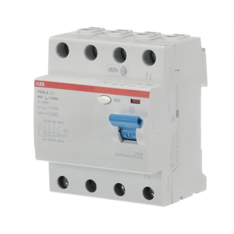 Дефектнотокова защита ABB F204 A-40/0,03 Дефектнотокови защити