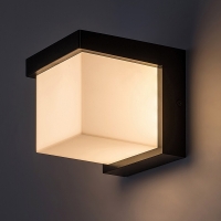 77095 Andelle, външен аплик,LED10W,черно,11,5x11,5 Фасадно LED осветление