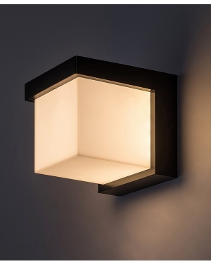 77095 Andelle, външен аплик,LED10W,черно,11,5x11,5 Фасадно LED осветление