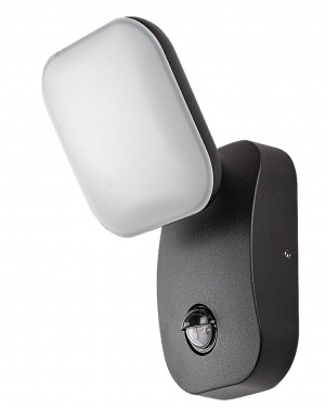 Odiel, външен аплик, LED12W, H22cm, сензор Фасадно LED осветление