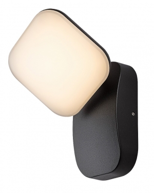  Odiel, външен аплик, LED12W, H22cm, черно Фасадно LED осветление