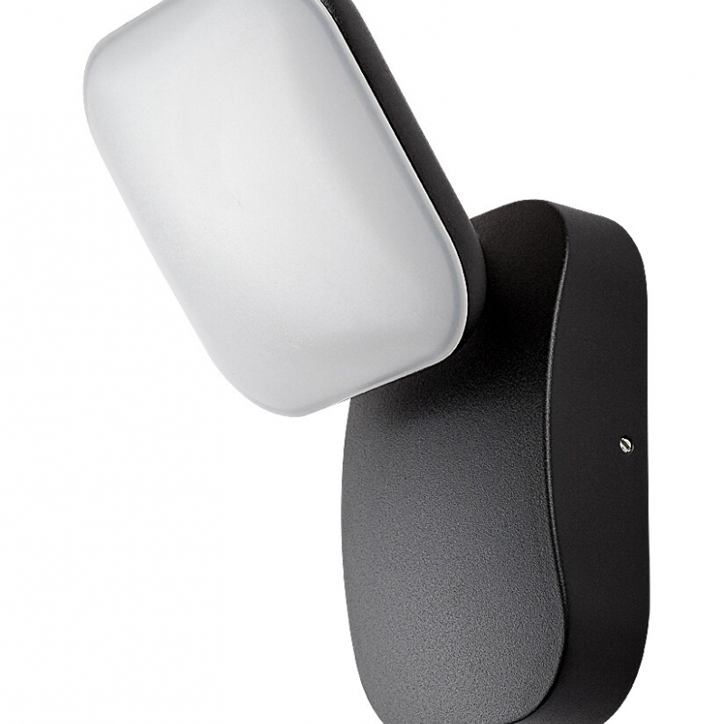  Odiel, външен аплик, LED12W, H22cm, черно Фасадно LED осветление