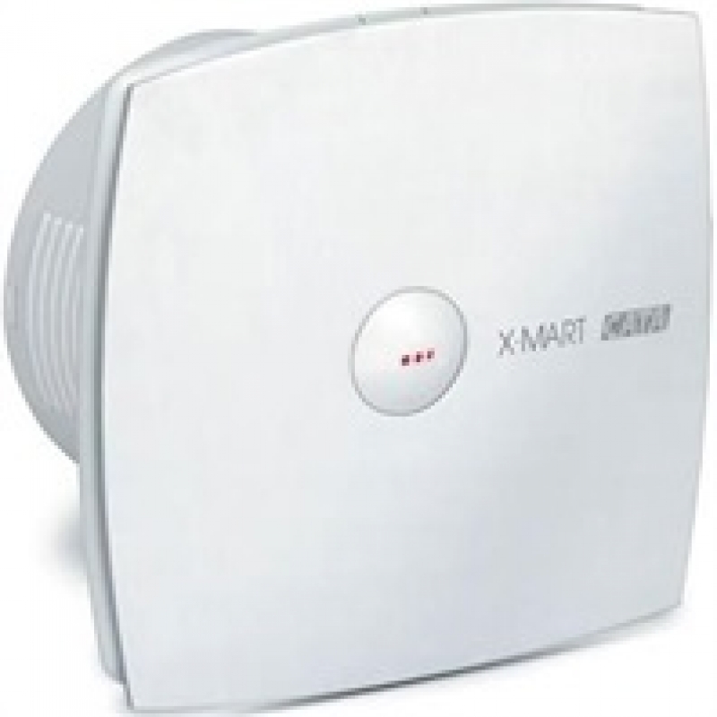 Вентилатор X-MART15 MATIC ф150мм, цвят Бял, 320м3/ч, 25W, 42dB с автоматина клапа CATA Вентилатори за баня