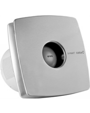 Вентилатор X-MART10 ф100мм, цвят Инокс, 98м3/ч, 15W, 38dB комплект с клапа CATA Вентилатори за баня