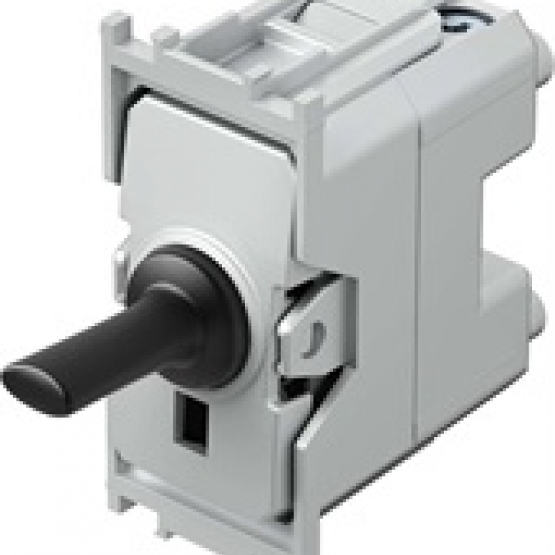 Бутон NO/NC 16A, цвят Черен, Edge TEM TEM MODUL Edge
