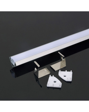 Алуминиев Профил Мат 2000* 19*19MM LED профили