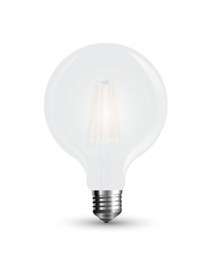LED Крушка - 7W Filament E27 G95 Матирано Покритие 2700K Димируема LED крушки Е27