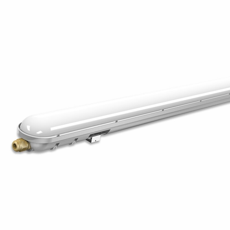 LED Влагозащитено тяло PC/PC 1500mm 48W 4500K LED Влагозащитено тяло PC/PC 1500mm 48W 4500K Промишлени линейни LED тела