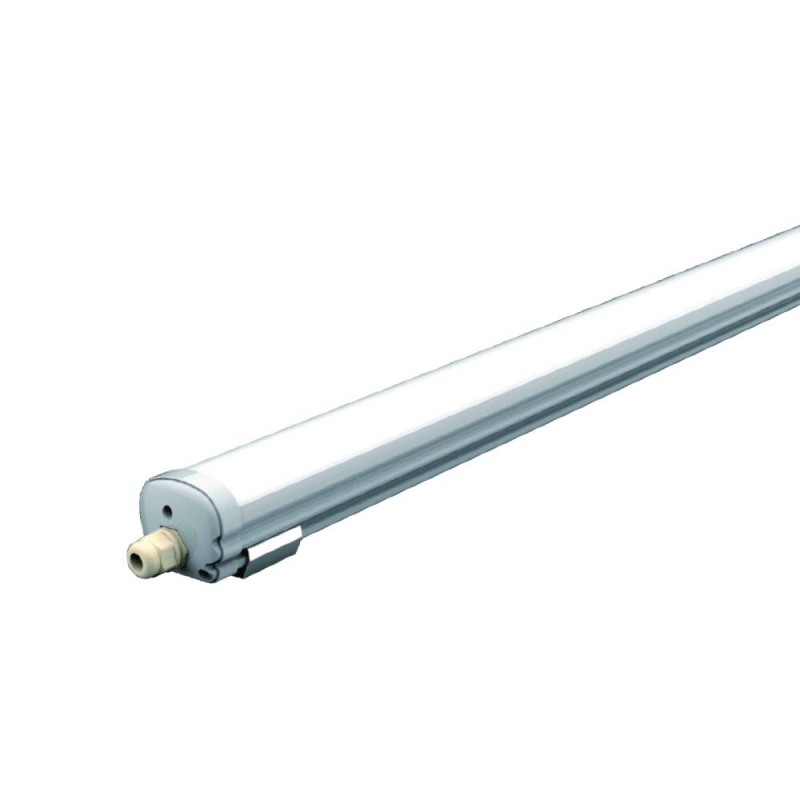 LED Влагозащитено тяло AL/PC G-Серия 1200mm 36W 4500K Промишлени линейни LED тела