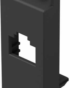 Адаптер за RJ жак 1M TEM MODUL Черен Мат TEM MODUL механизми